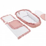 5 delni bombažni komplet Jukki Pastelno roza 5 delni bombažni komplet Jukki Pastelno roza